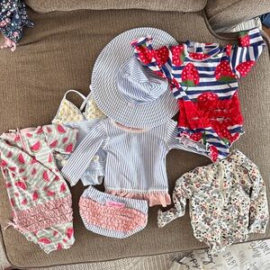 Colorful Baby Swimwear Set